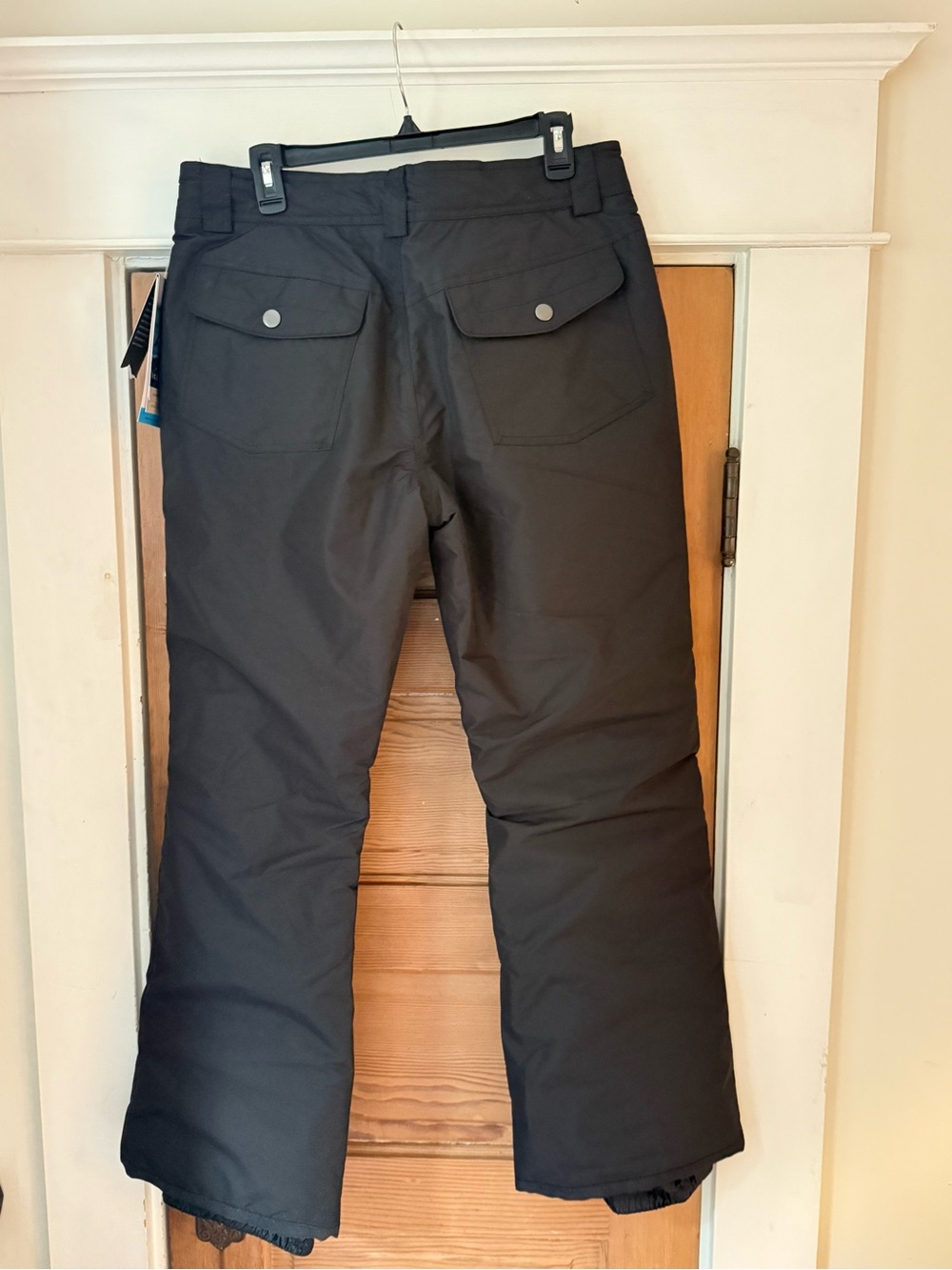 Women's Black Boot Cut Snow Pants